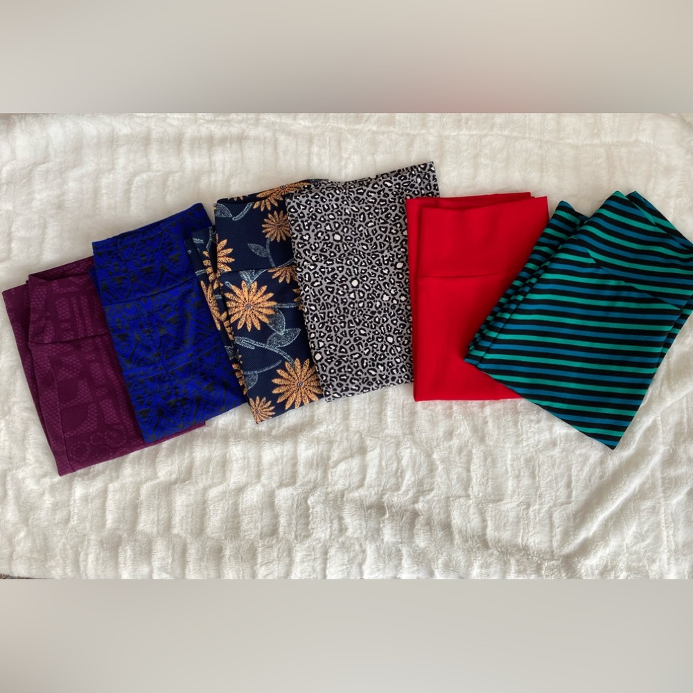 Bundle of 6 LuLaRoe Cassie skirts. Size M